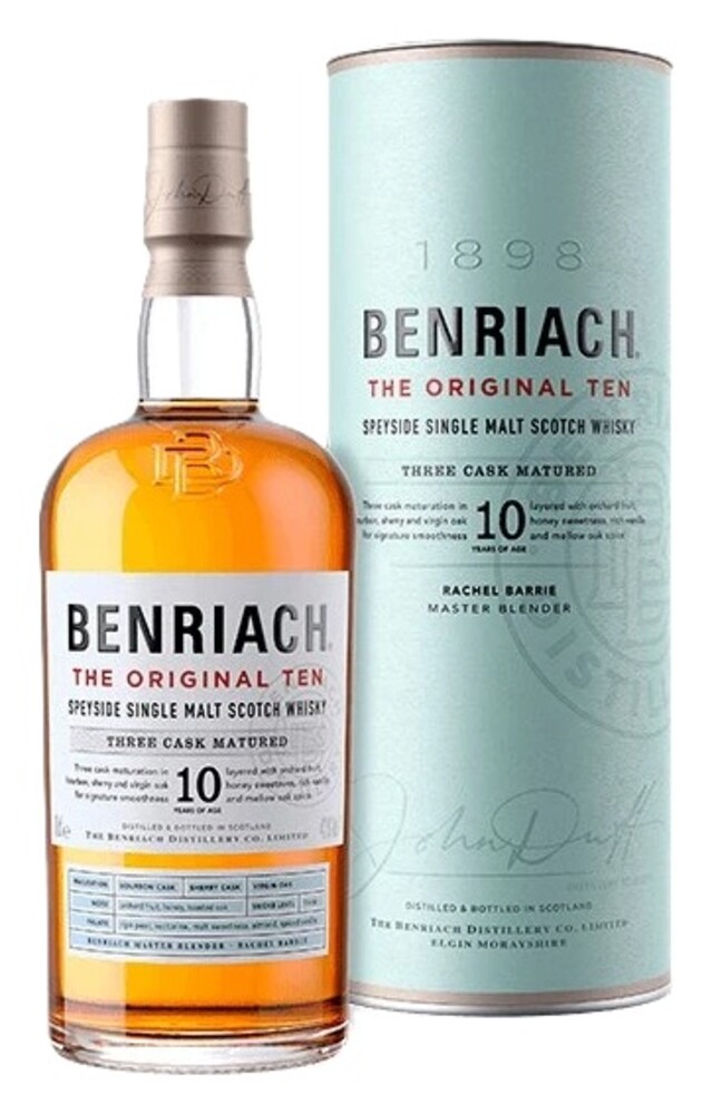 Benriach 10Y The Original Ten 43% 0,7 l (tuba)
