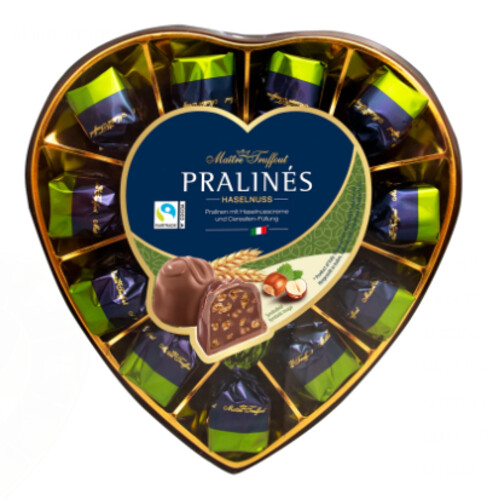 Maitre Truffout  Pralinés Haselnuss Srdce 165 g