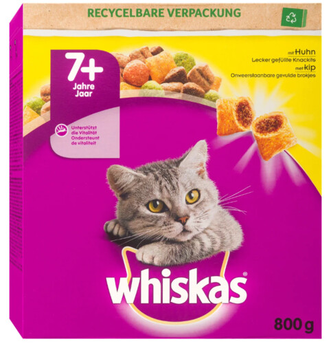 Whiskas 7+ Mit Huhn 800 g 