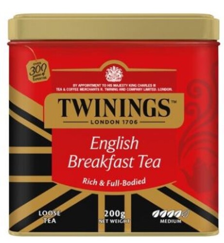 Twinings English Breakfast 200 g plech