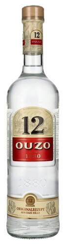 Ouzo 12 40% 1 l (holá láhev)