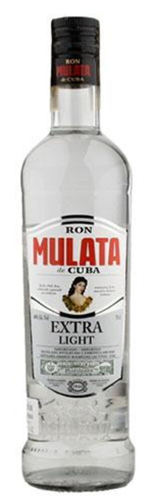 Ron Mulata De Cuba Extra Light 40% 0,7 l (holá láhev)