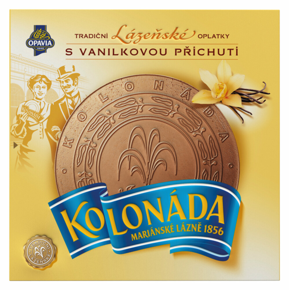 Opavia Kolonáda lázeňské oplatky Vanilla 195 g