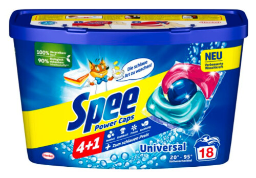 Spee Power Caps Universal 4+1 18 wl 216 g