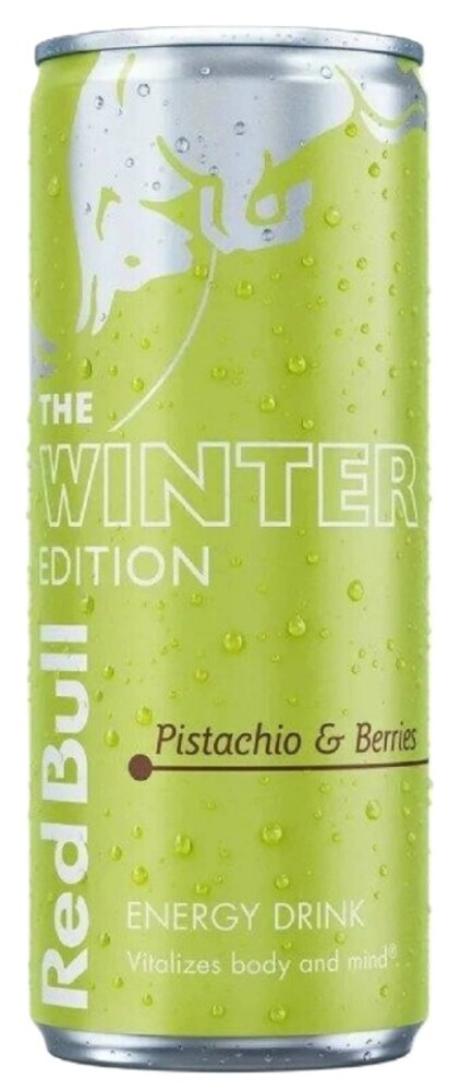 Red Bull Winter Edition Pistachio & Berries 250 ml plech