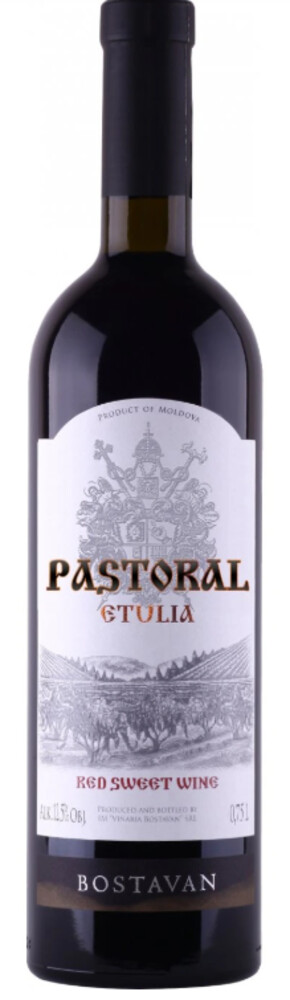 Bostavan Pastoral Etulia Red Sweet Wine 12% 0,75 l (holá láhev)