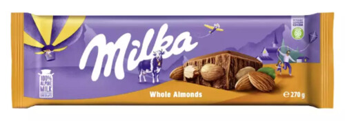 Milka Whole Almonds 270 g