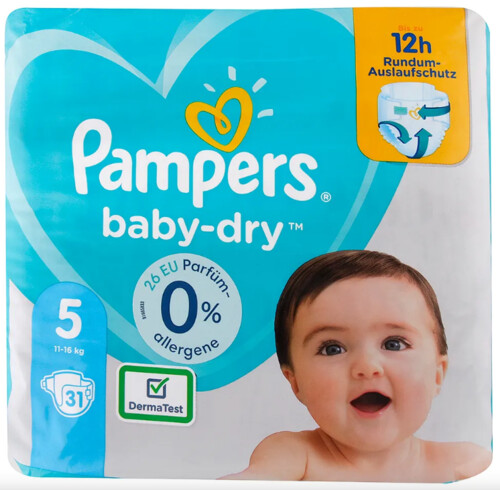 Pampers Baby Dry  5 11-16kg  31 ks