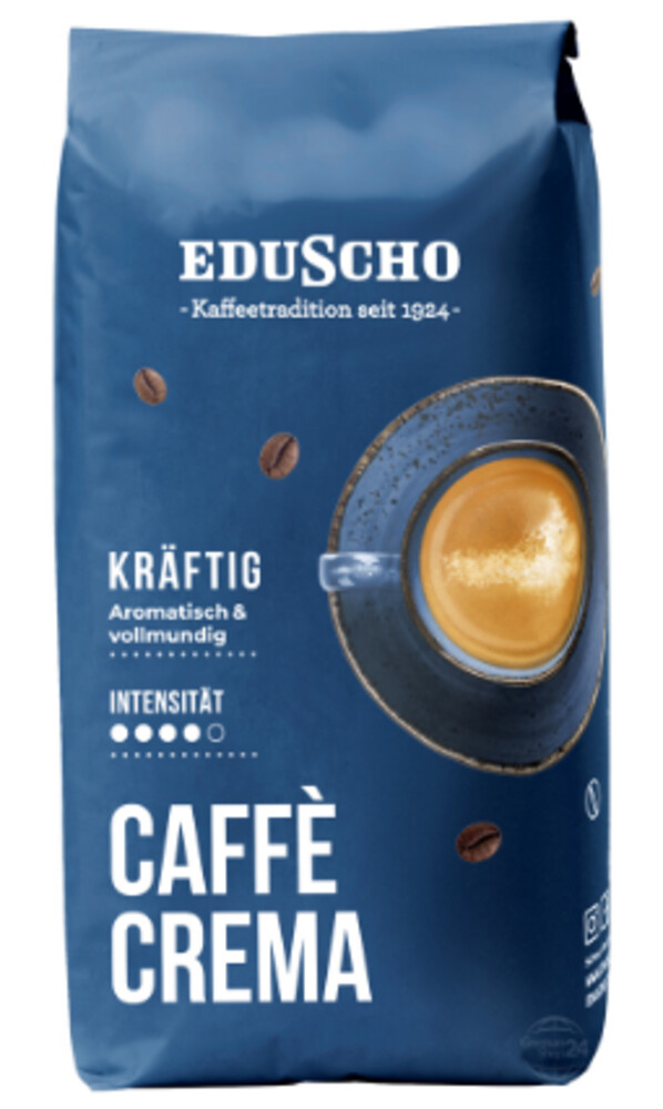 Eduscho Kräftig  Caffé Crema zrnková káva 1 kg