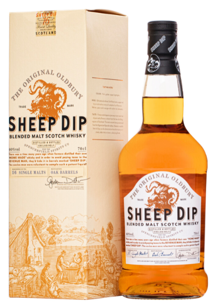 Sheep Dip Whisky 40% 1 l (holá láhev)