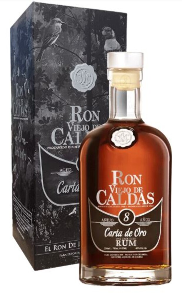 Ron Viejo De Caldas Carta de Oro 8Y 40% 0,7 l (karton)
