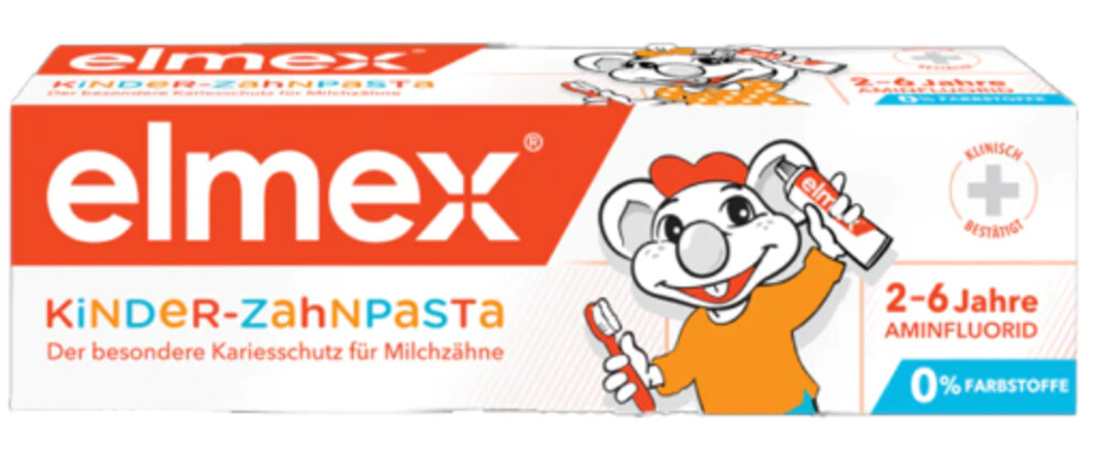 Elmex Kinderzahnpasta 2-6 Jahre 50 ml