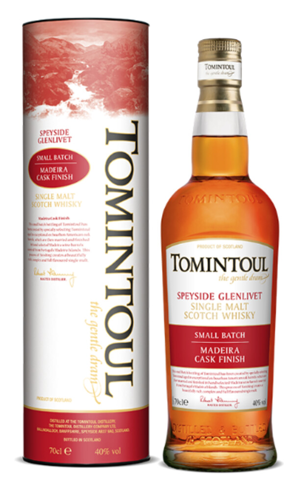 Tomintoul Madeira Cask Finish 40% 0,7 l (tuba)