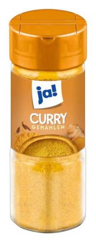 Ja! Curry Gemahlen 45 g