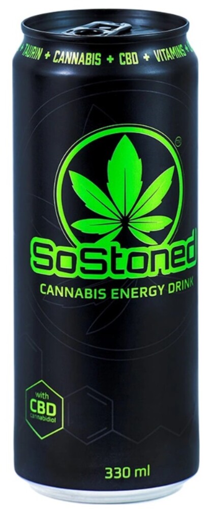 SoStoned Cannabis Energy Drink 0,33 l