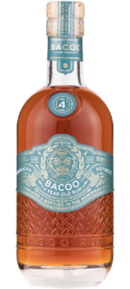 Bacoo 4Y Old Rum 40% 0,7 l (holá láhev)