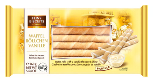 Waffel Röllchen Vanille 160 g