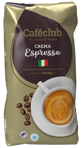Caféclub Crema Espresso zrnková káva 1 kg