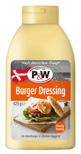 P&W Burger Dressing 425 ml
