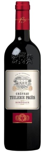 Bordeaux Chateau Tuilerie Pages Bordeaux 15% 0,75 l (holá láhev)
