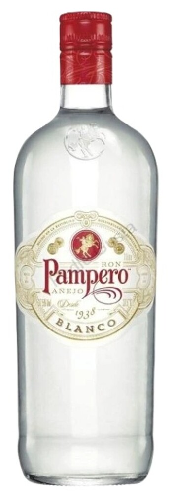 Pampero Blanco 37,5% 1 l (holá láhev)