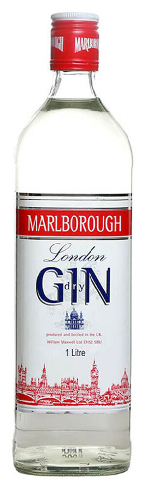 Marlborough Gin 37,5% 1 l (holá láhev)