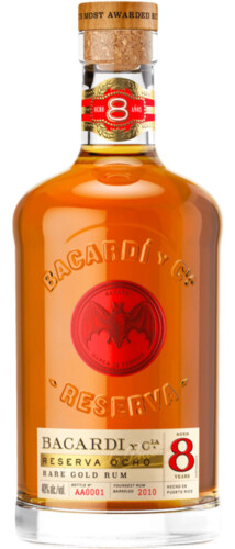 Bacardi Reserva Ocho 8y 40% 1 l (holá láhev)