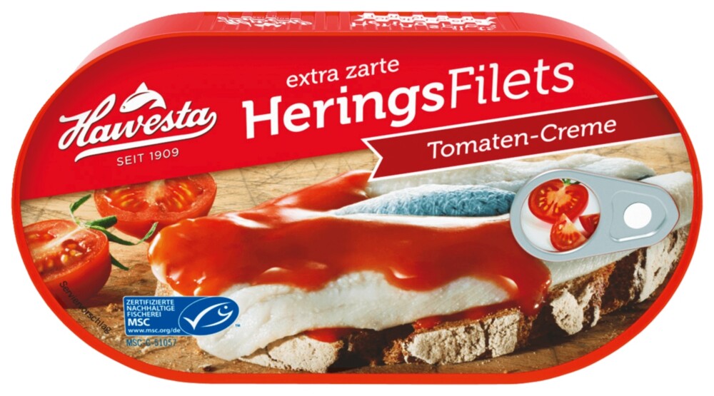 Hawesta Heringsfilet Tomaten Creme 200 g