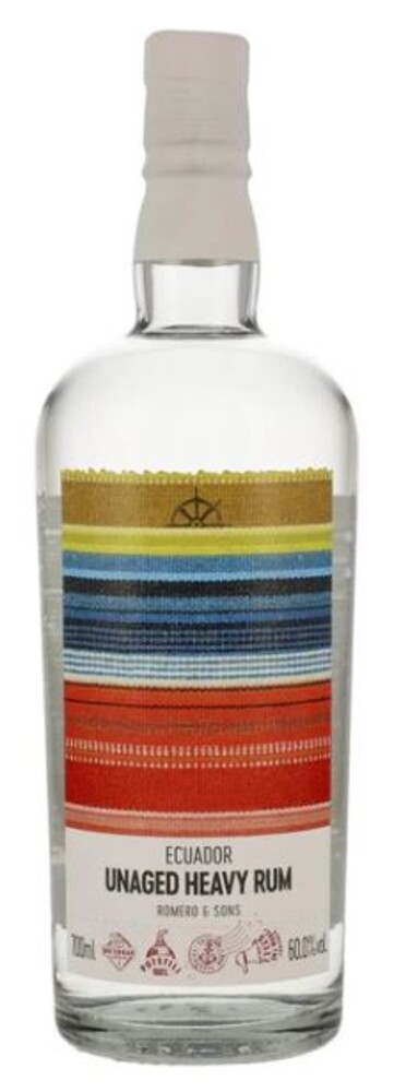 FRC Unaged Ecuador Heavy Rum Romero& Sons 60% 0,7 l (holá láhev)