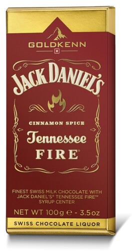 Goldkenn Mléčná čokoláda plněná J.Daniel's Fire 100 g