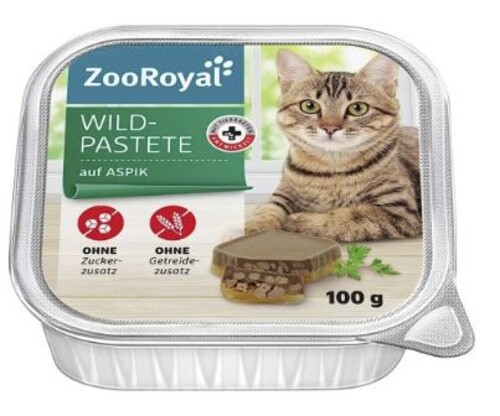 ZooRoyal Wildpastete auf Aspik 100 g