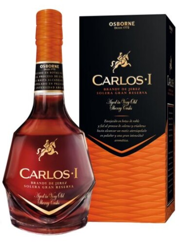 Carlos I Brandy de Jerez 40% 1 l (karton)