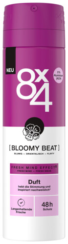 8x4 Bloomy Beat Deo sprej pro ženy 150ml