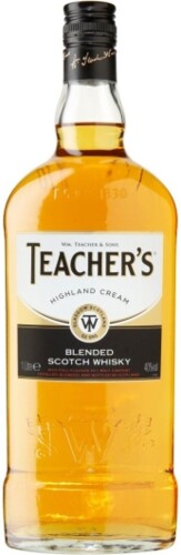 Teachers Higland Cream 40% 1 l (holá láhev)