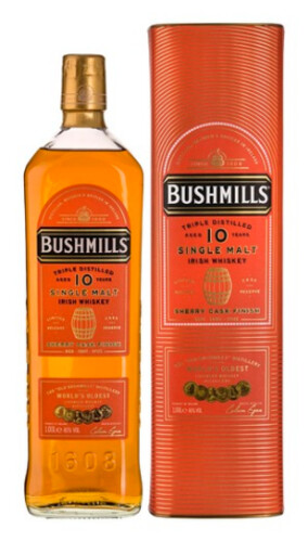 Bushmills Scherry Cask 10Y 46%  1 l (tuba)
