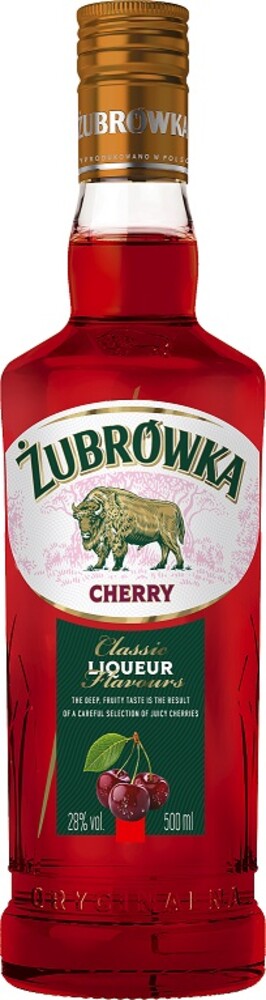 Zubrowka Cherry 28% 0,5 l (holá láhev)