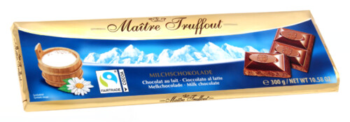 Maitre Truffout mléčná čokoláda 300 g