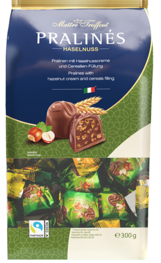 Maitre Truffout Pralinés Haselnuss 300 g