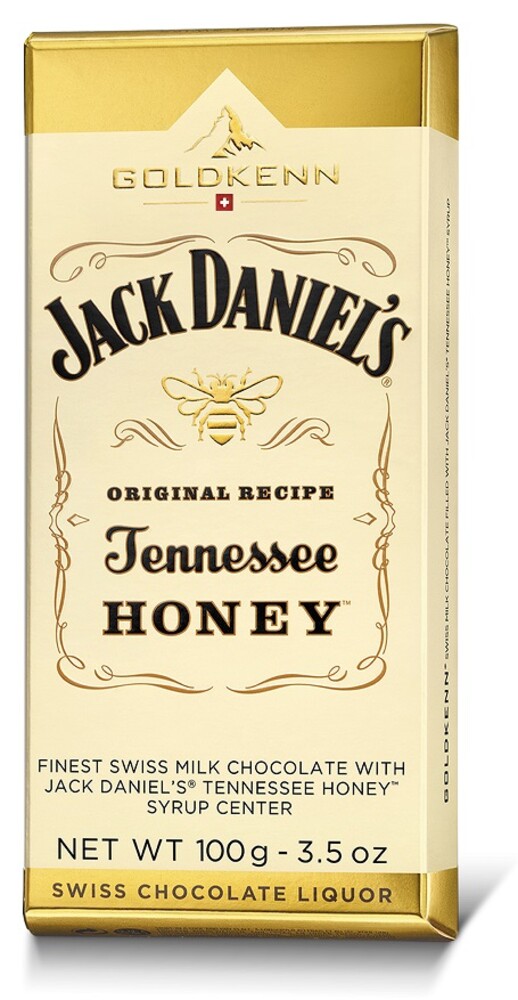 Goldkenn Mléčná čokoláda plněná Whisky Jack Daniel’s Honey 100 g