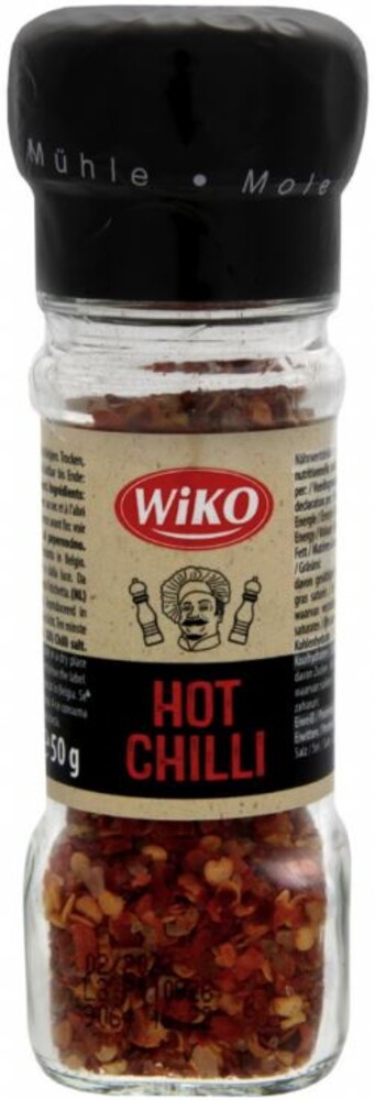 Wiko Gewürz Hot Chilli 50 g