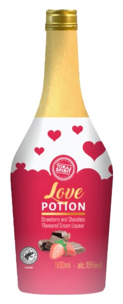 Tokaj Spirit Love Potion Strawberry and Chocolate 15% 0,5 l (holá láhev)