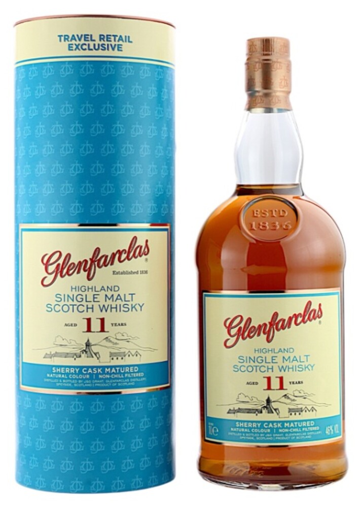 Glenfarclas 11y 46% 1 l (tuba)