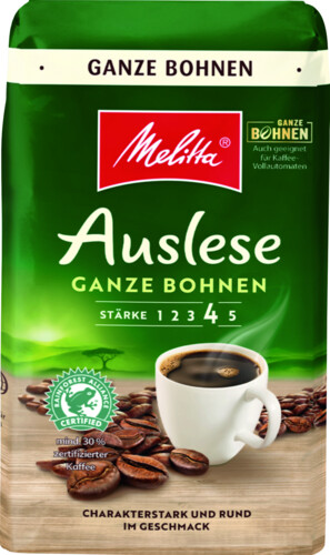 Melitta Auslese zrnková káva 500 g