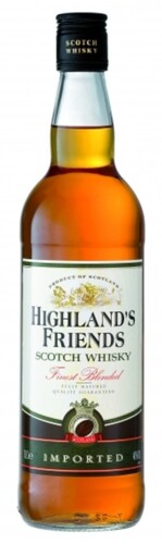 Highlands Friends whisky 40% 1 l (holá láhev)