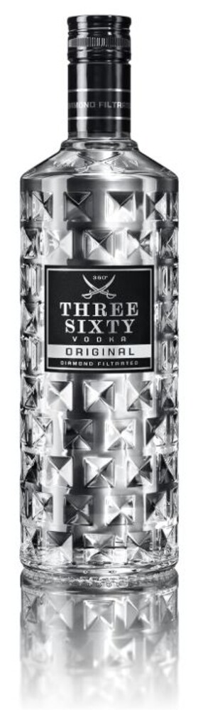 Three Sixty Vodka Original 37,5% 1 l (holá láhev)