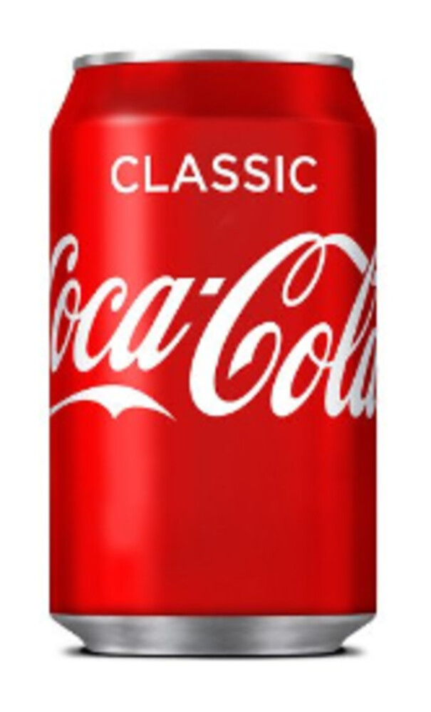 Coca Cola 330 ml plech