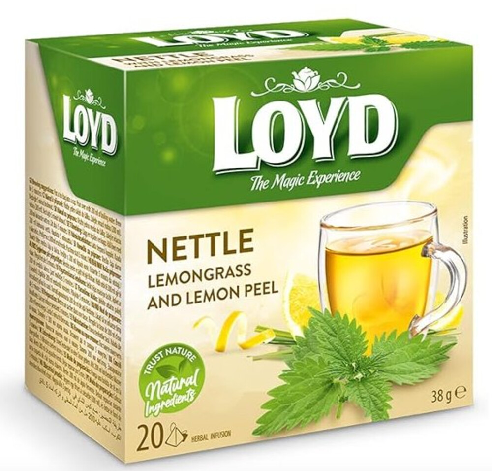 Loyd Kopřiva s Citronovou trávou a kůrou 20 x 1,9 g