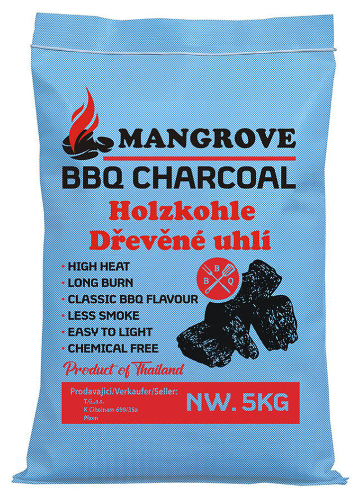 Mangrové dřevěné uhlí na grilování 5kg