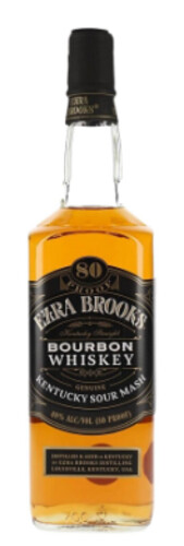 Ezra Brooks Black Label 40% 0,7 l (holá láhev)