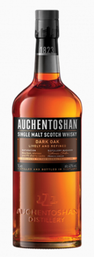 Auchentoshan Dark Oak 43% 1 l (holá lahev